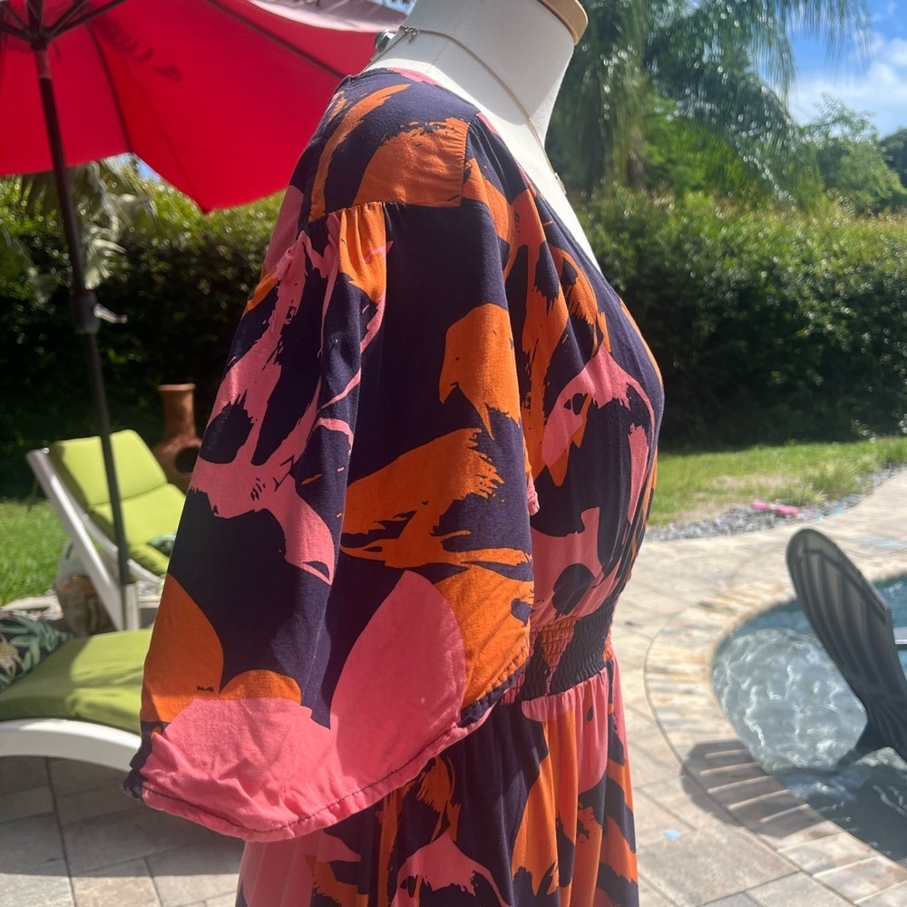 Anthropologie Abel The Label Floral Midi Dress - size medium - Picture 6 of 14